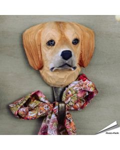 Golden Retriever Kleiderhaken aus Holz - Alles für Vögel