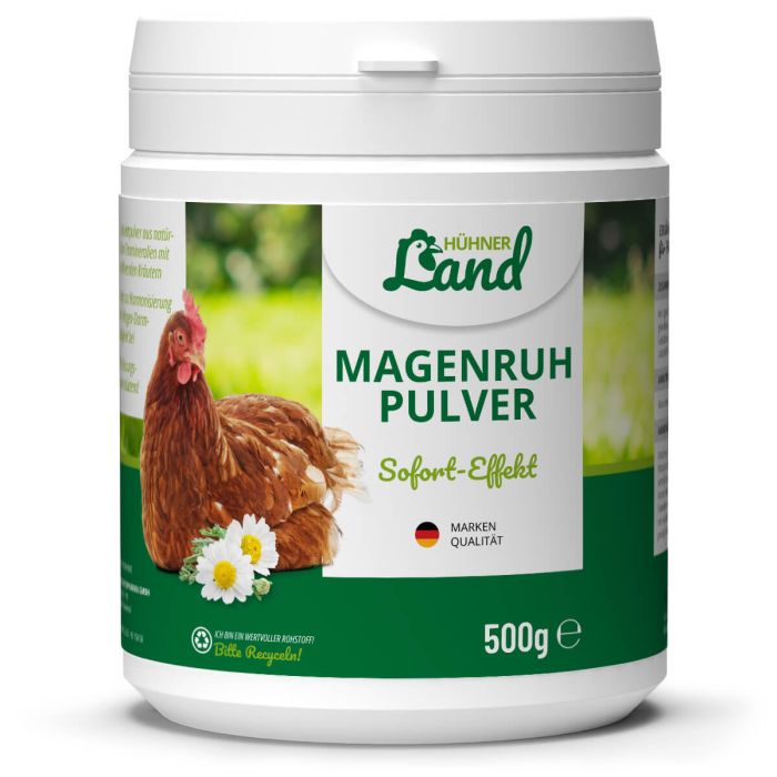 ‎HÜHNER Land Magenruh Pulver für Geflügel (500g)