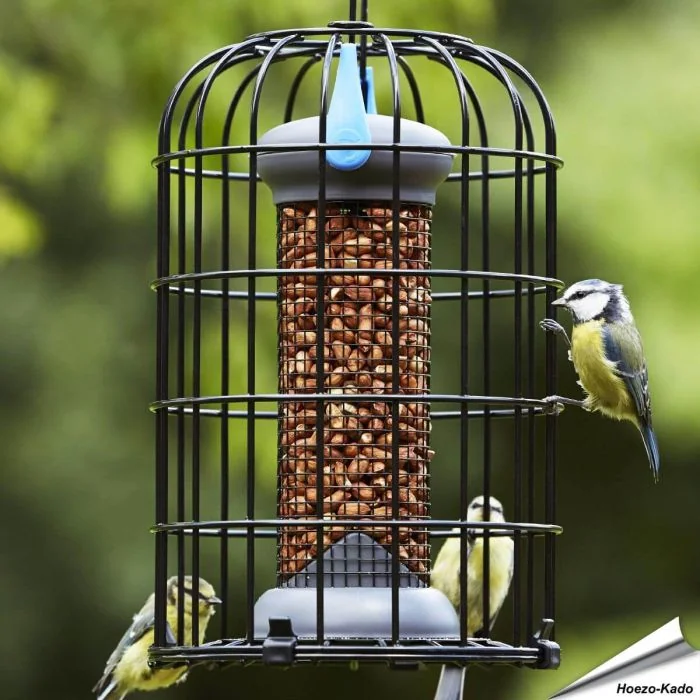 LokTop® - Erdnussfuttersäule mit Schutzkorb