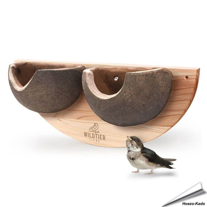 Mehlschwalbennest (doppelt) - www.hoezo-kado.de