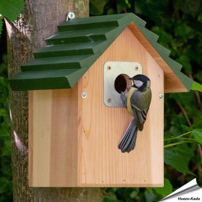 Nistkasten mit Metall-Sicherungsschild online kaufen? | Alles für Vögel Online-Shop