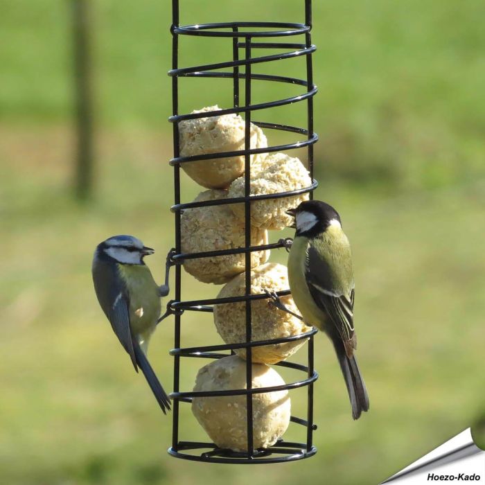 Metall-Meisenknödelspender (schwarz)