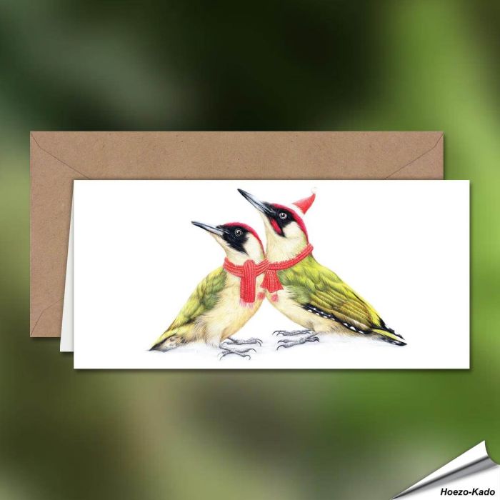 Weihnachtskarte | Grünspecht | Drummer | Alles für Vögel