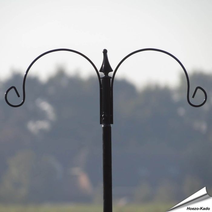 Hirtenstab - doppelt | Futterstation für Gartenvögel