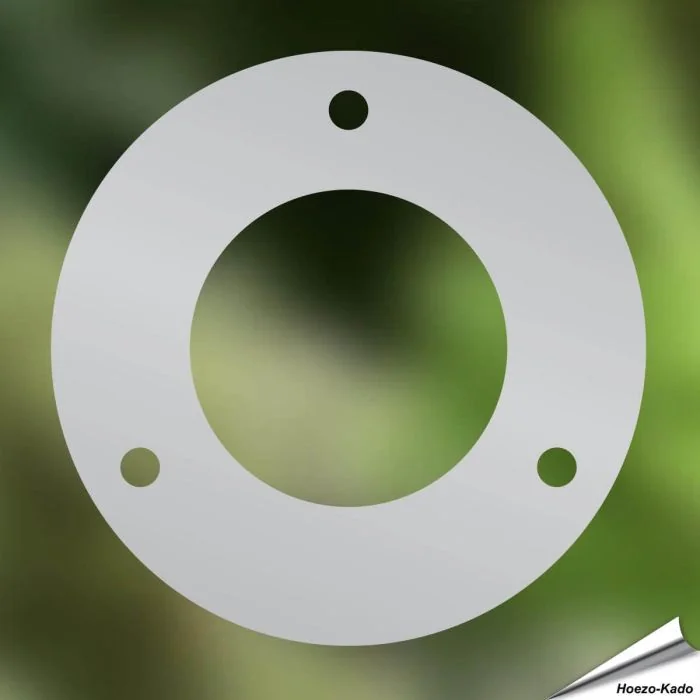 Sicherungsschild rund für Nistkästen aus rostfreiem Stahl ✔️ Verkleinert die Einflugöffnung auf 32mm ✔️ Schützt vor Spechten ✔️ Geeignet für Kohlmeisen und andere kleine Vögel ✔️ Bestelle online bei Alles für Vögel