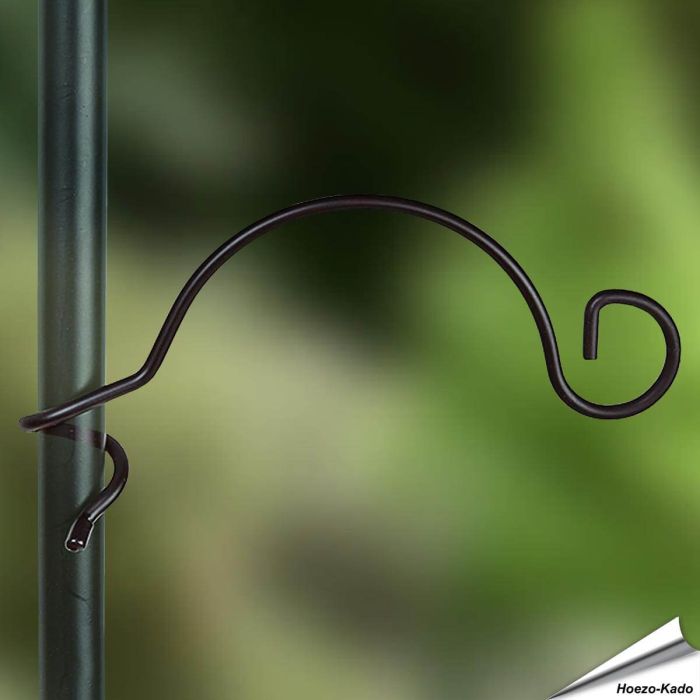 Wrap-around Metall-Haken für Futtersysteme ✔️ Kompatibel mit Pfahl Ø 22mm ✔️ Hergestellt aus robustem, pulverbeschichtetem Stahl ✔️ Kaufe direkt online bei Alles für Vögel