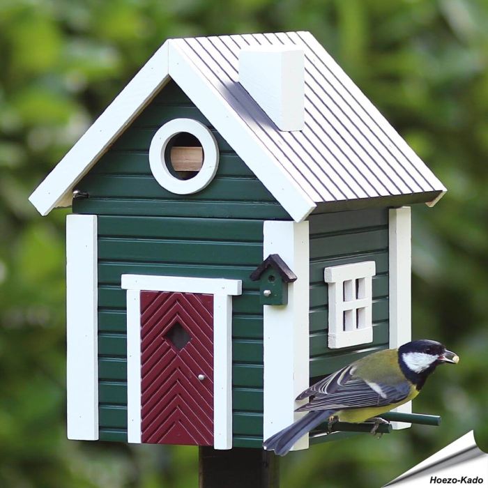 Multiholk Jagdhaus - Wildlife Garden ✔️ Nistkasten und Futterhaus in einem ✔️ Für kleine Gartenvögel ✔️ Inspiriert nach skandinavischem Design ➤ Kaufe online bei Alles für Vögel