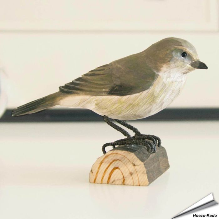 Zilpzalp (Phylloscopus collybita) | Handgeschnitzter Vogel