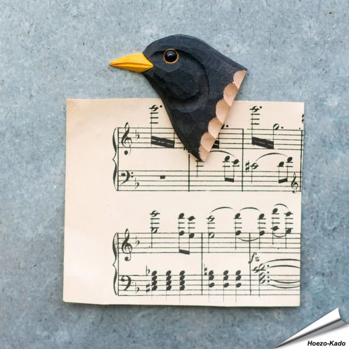 Kühlschrankmagnet - Amsel