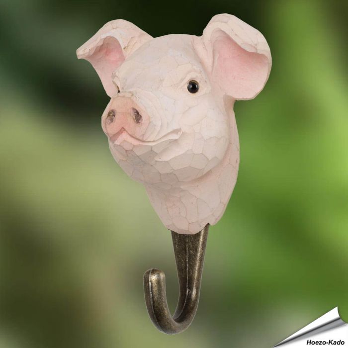 Kleiderhaken mit Schwein-Motiv | Alles für Vögel