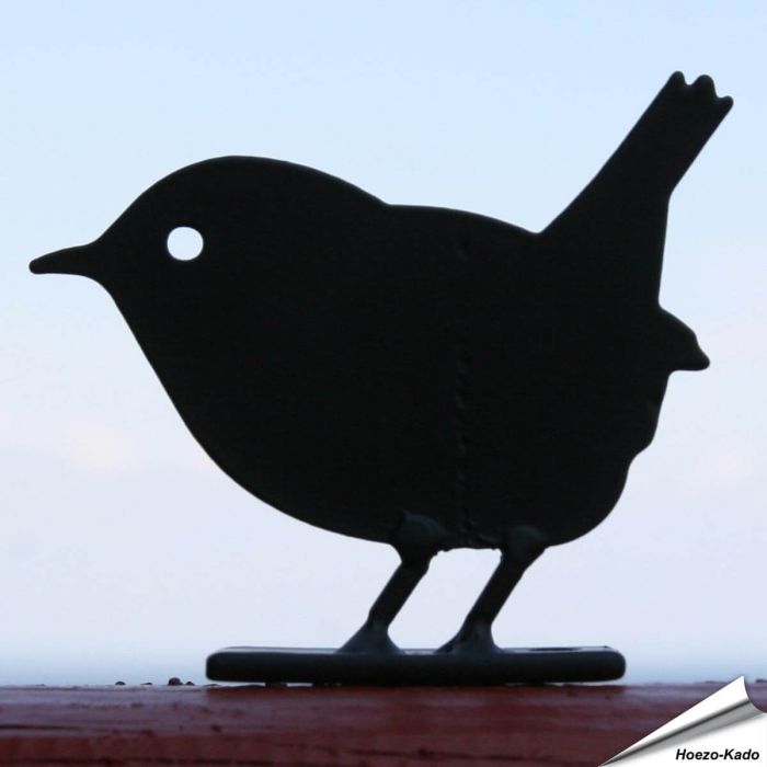 Schattenriss - Zaunkönig