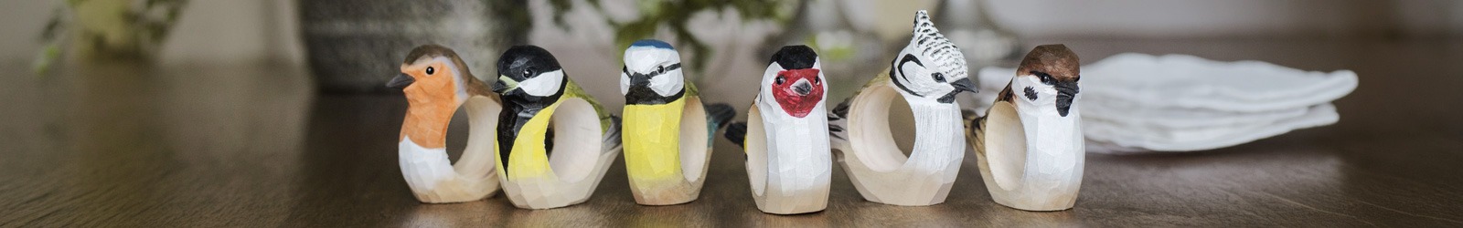 Servietten und Ringe mit Tiermotiven - Stilvolle Tischdeko mit Pers&ouml;nlichkeit - Alles f&uuml;r V&ouml;gel