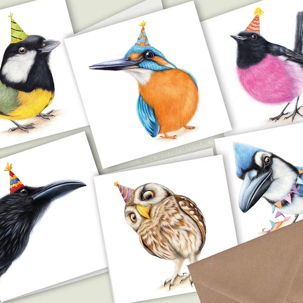 Weihnachts- und Grusskarten mit tollen Naturmotiven - Alles f&uuml;r V&ouml;gel